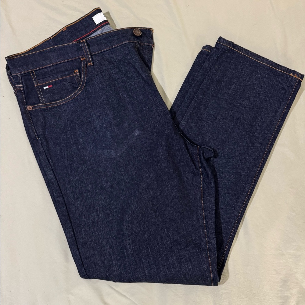 Tommy Hilfiger Blue Straight Leg Jeans Classic Style